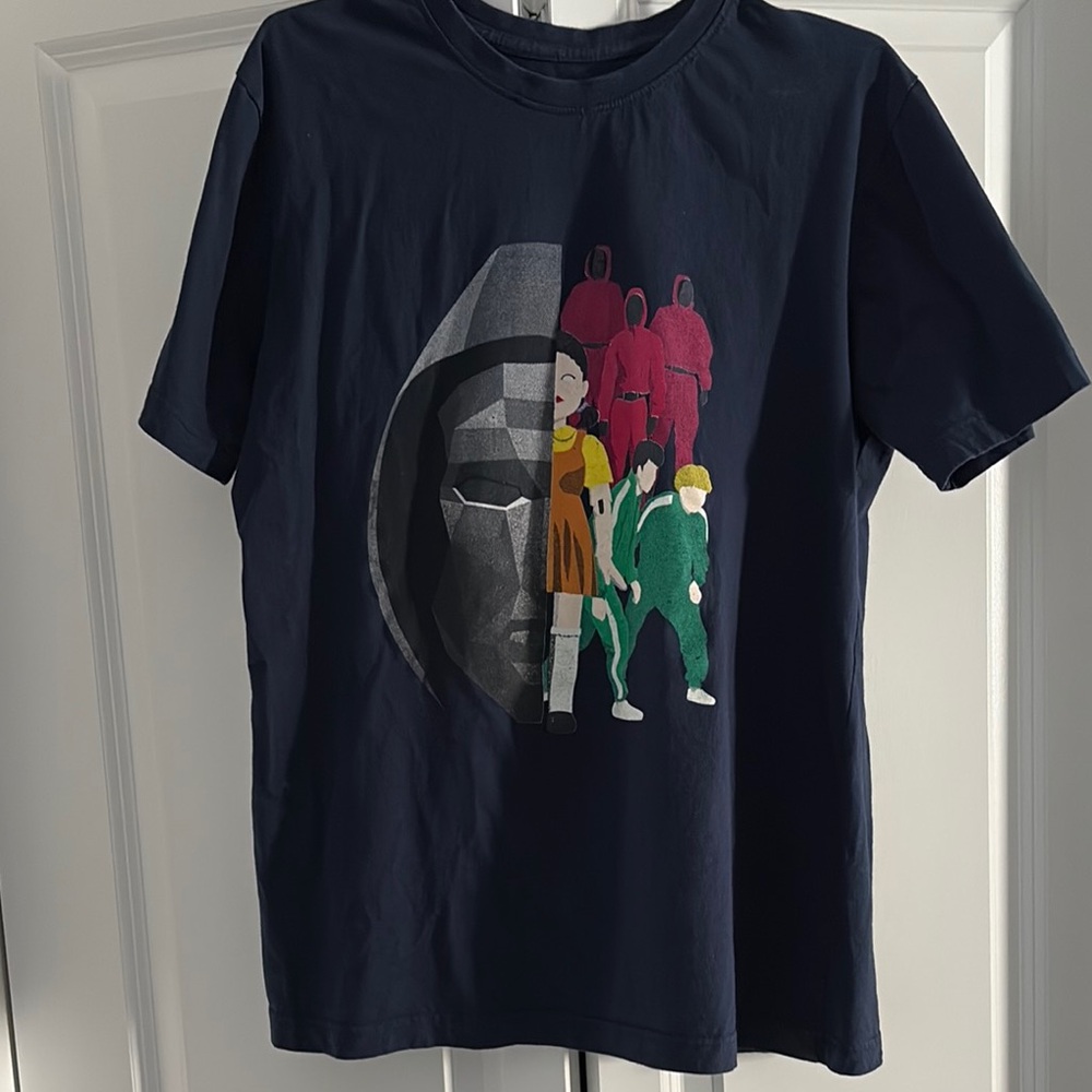 Netflix Squid Game Black T-Shirt